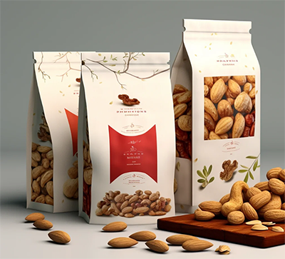 Why are nut packaging bags made of kraft paper?